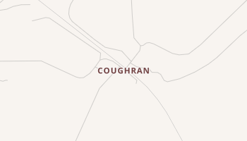 Coughran, Texas map