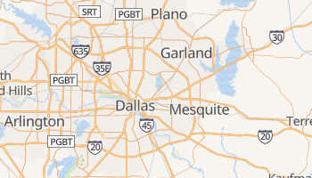 Dallas, Texas map