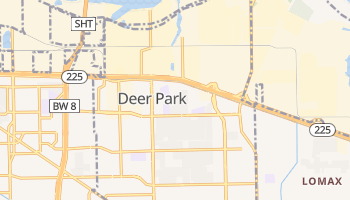 Deer Park, Texas map