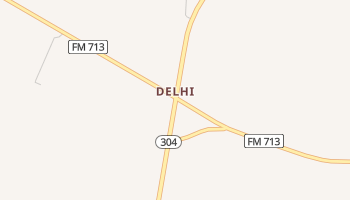 Delhi, Texas map