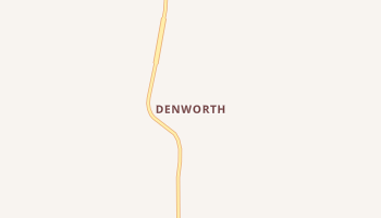 Denworth, Texas map
