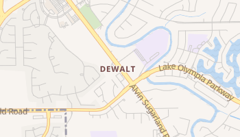 Dewalt, Texas map