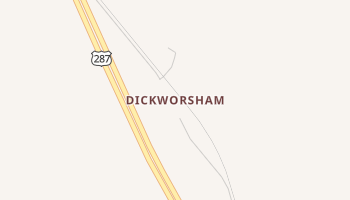 Dickworsham, Texas map