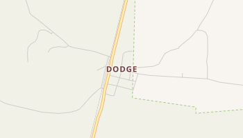 Dodge, Texas map
