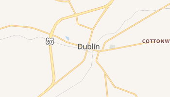 Dublin, Texas map