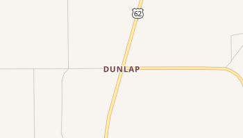 Dunlap, Texas map