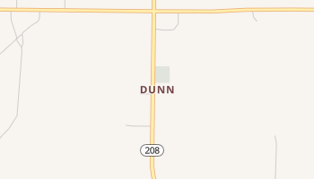 Dunn, Texas map