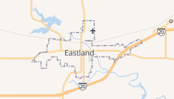 Eastland, Texas map