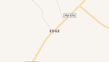 Edge, Texas map
