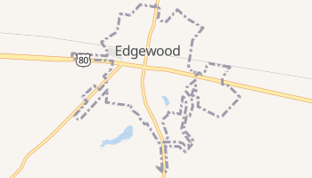 Edgewood, Texas map