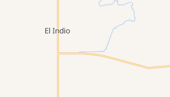 El Indio, Texas map