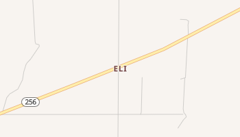 Eli, Texas map