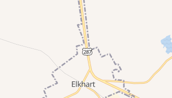 Elkhart, Texas map