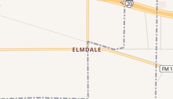 Elmdale, Texas map