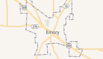 Emory, Texas map