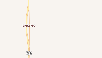 Encino, Texas map
