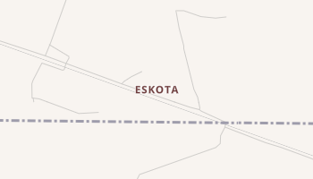 Eskota, Texas map