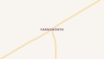Farnsworth, Texas map