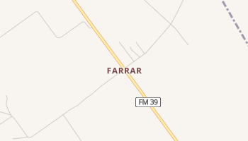 Farrar, Texas map