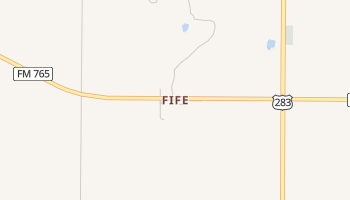 Fife, Texas map