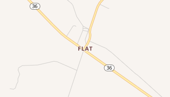 Flat, Texas map