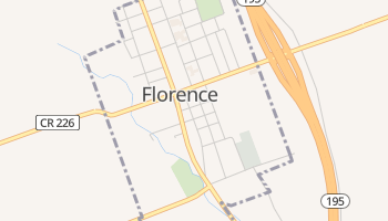Florence, Texas map