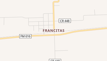 Francitas, Texas map