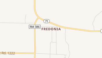 Fredonia, Texas map