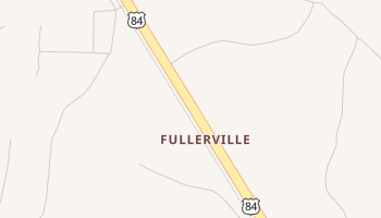 Fullerville, Texas map