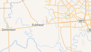 Fulshear, Texas map