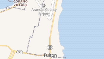 Fulton, Texas map