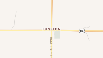 Funston, Texas map