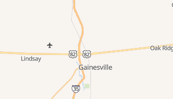Gainesville, Texas map
