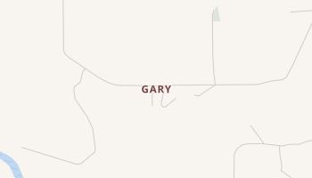 Gary, Texas map