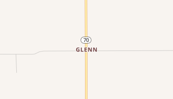 Glenn, Texas map