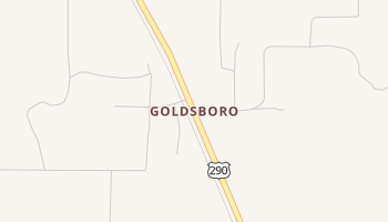 Goldsboro, Texas map