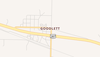 Goodlett, Texas map