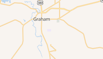 Graham, Texas map