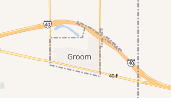 Groom, Texas map