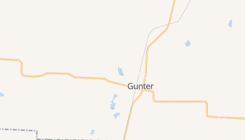 Gunter, Texas map