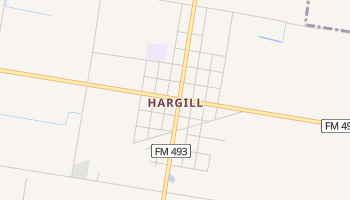 Hargill, Texas map