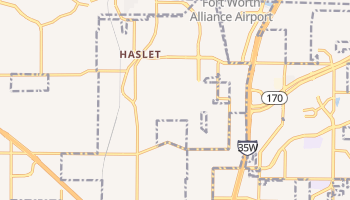 Haslet, Texas map