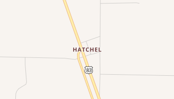 Hatchel, Texas map