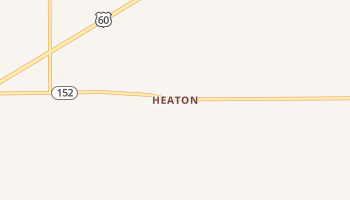 Heaton, Texas map