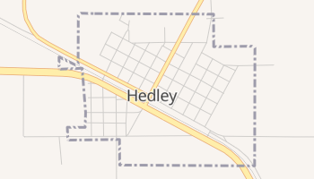 Hedley, Texas map