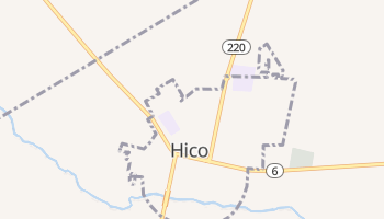 Hico, Texas map