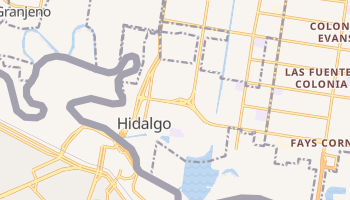 Hidalgo, Texas map