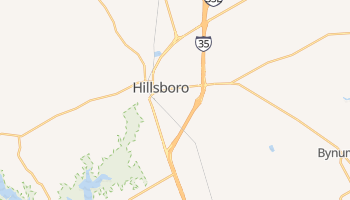Hillsboro, Texas map
