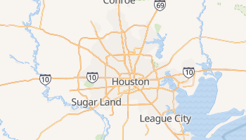 Houston, Texas map