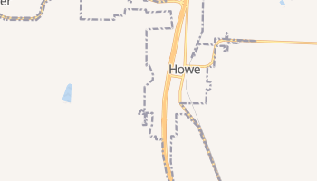 Howe, Texas map